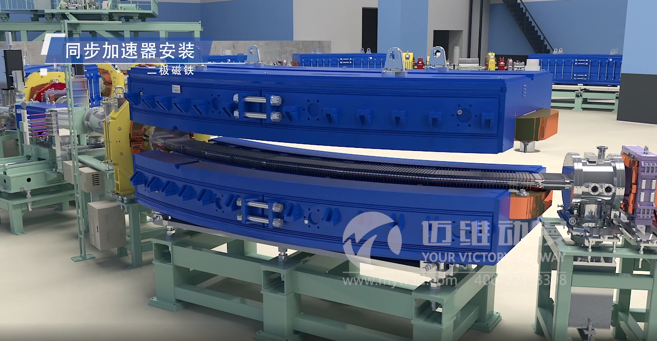 重離子生產(chǎn)線安裝三維動(dòng)畫(huà)演示(圖1) 重離子生產(chǎn)線安裝三維動(dòng)畫(huà)演示(圖1)