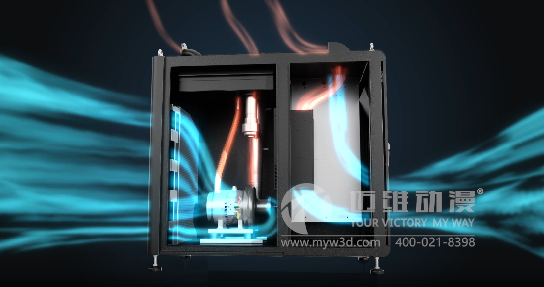 空氣懸浮高速離心鼓風(fēng)機三維動畫展示(圖3) 空氣懸浮高速離心鼓風(fēng)機三維動畫展示(圖3)