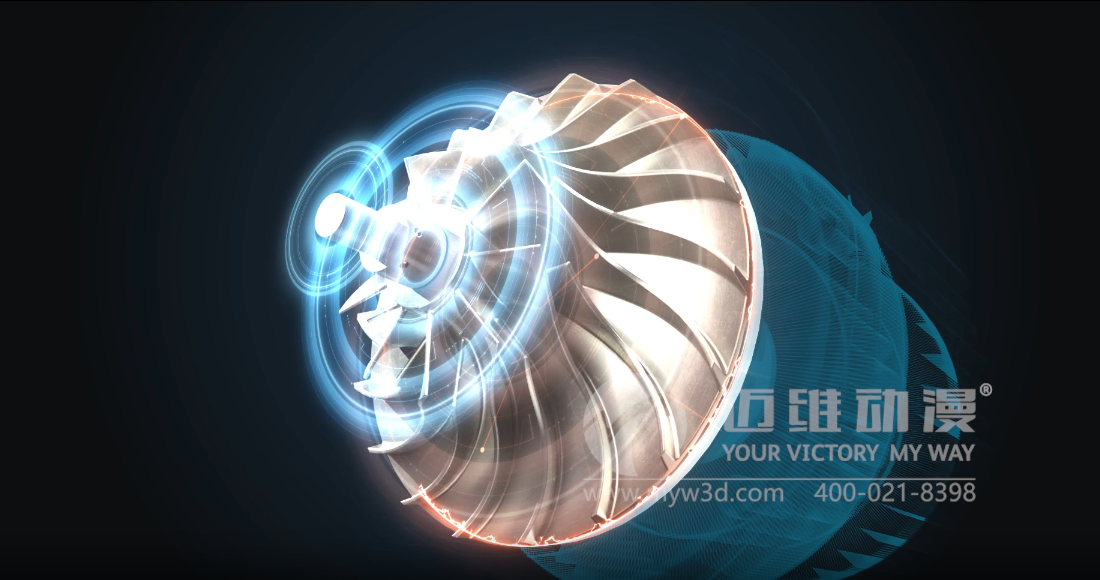 空氣懸浮高速離心鼓風(fēng)機三維動畫展示(圖6) 空氣懸浮高速離心鼓風(fēng)機三維動畫展示(圖6)