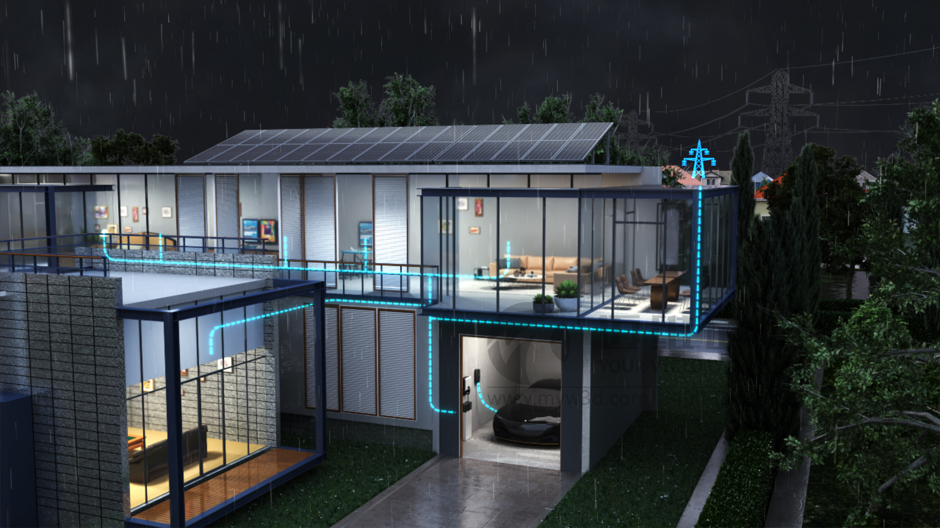 逆變器三維動畫具有哪些優(yōu)勢？為什么在光伏逆變器產(chǎn)品展示中受眾如此廣泛！(圖1)