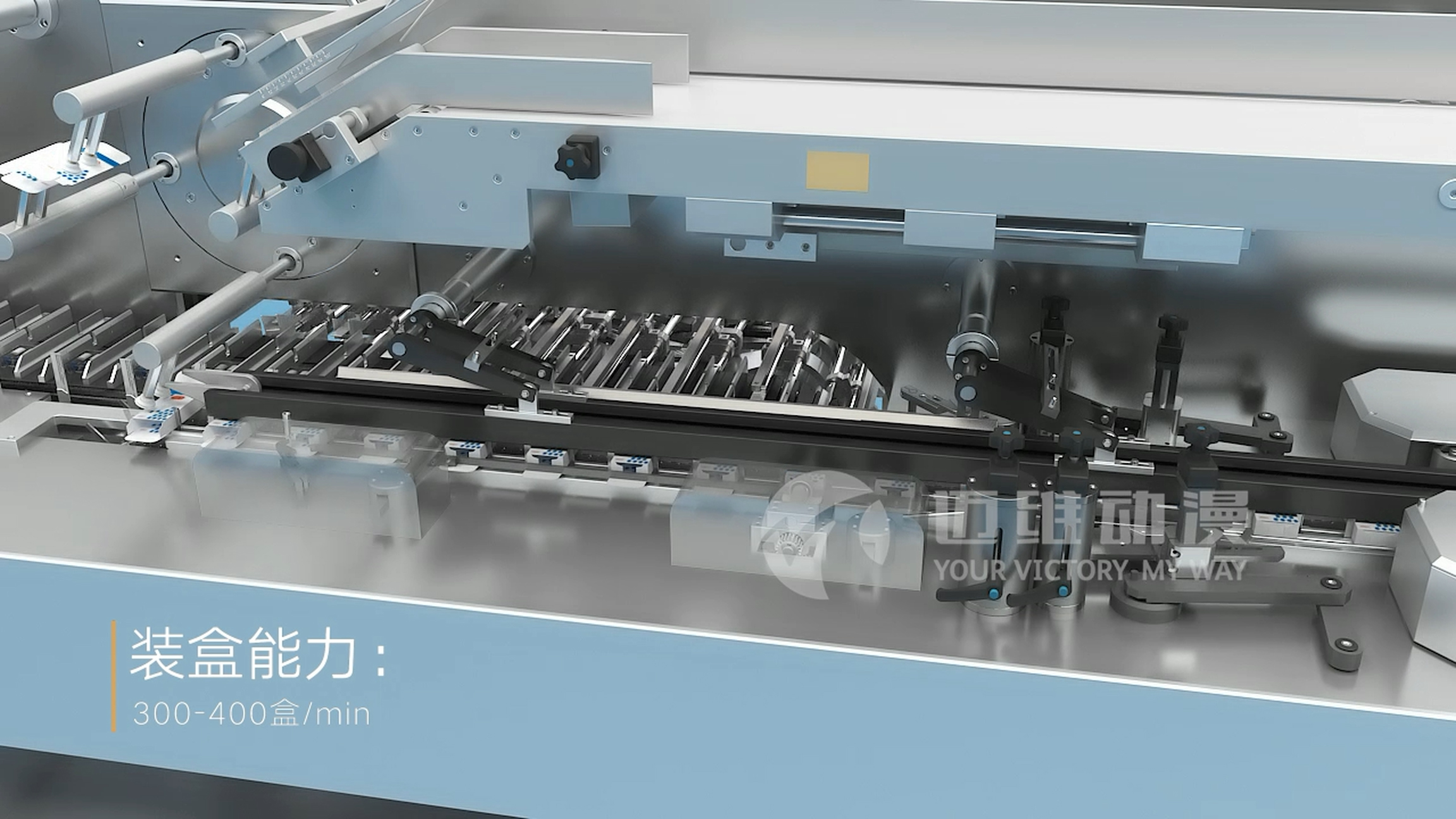 制藥包裝機(jī)械生產(chǎn)線三維動(dòng)畫(huà)展示(圖3)