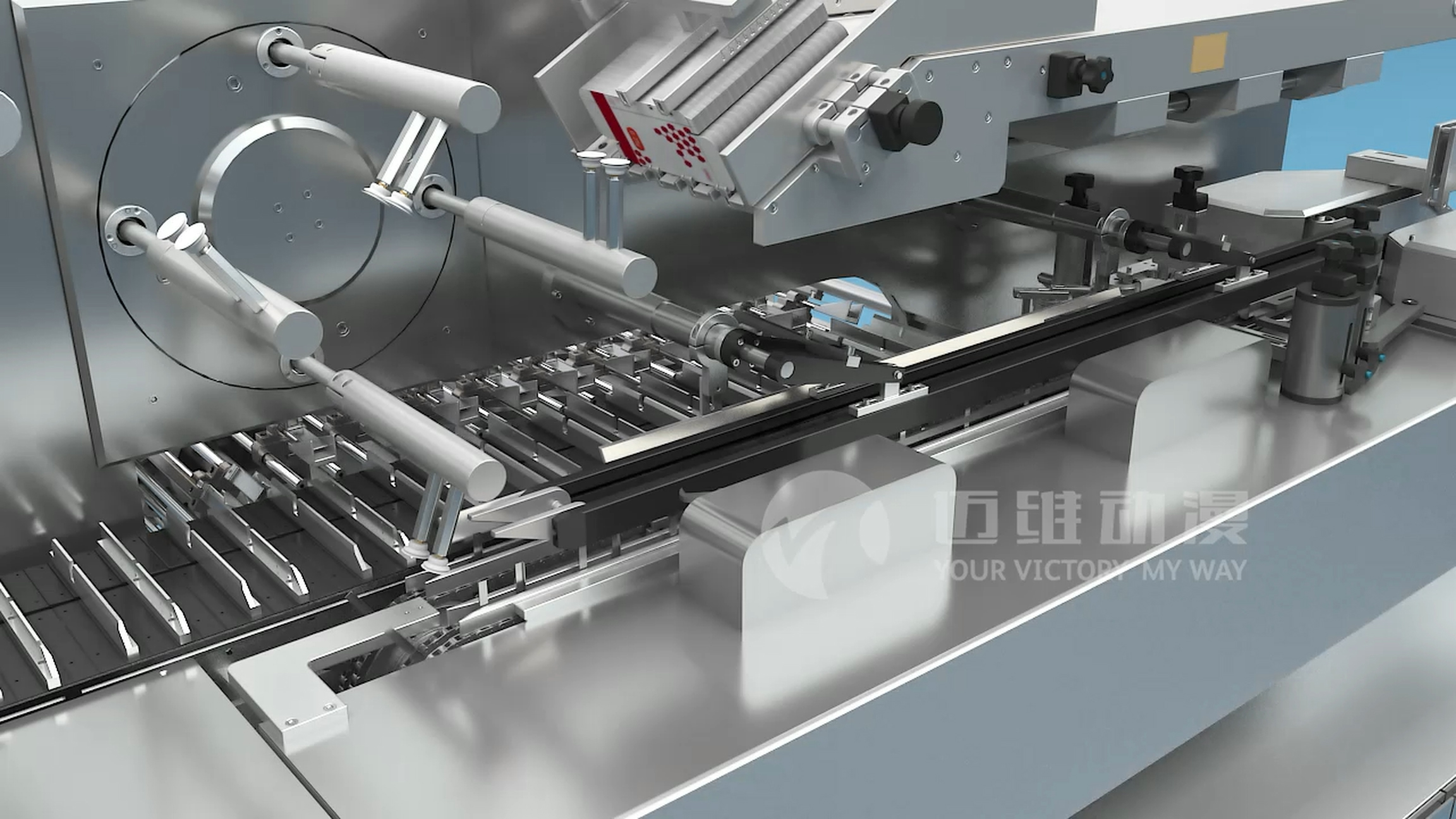 制藥包裝機(jī)械生產(chǎn)線三維動(dòng)畫(huà)展示(圖4)