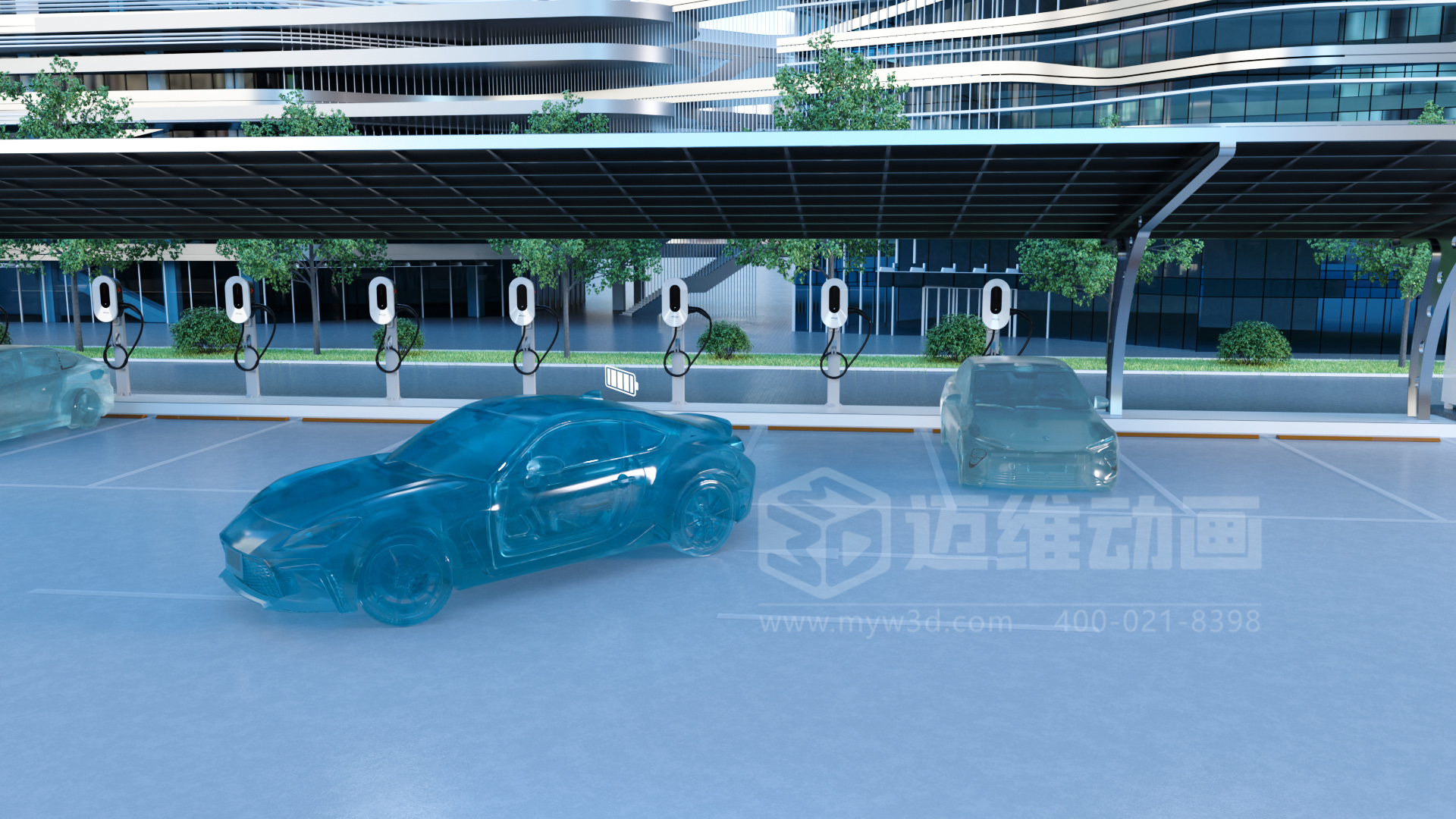 充電樁三維動畫展示(圖4) 充電樁三維動畫展示(圖4)