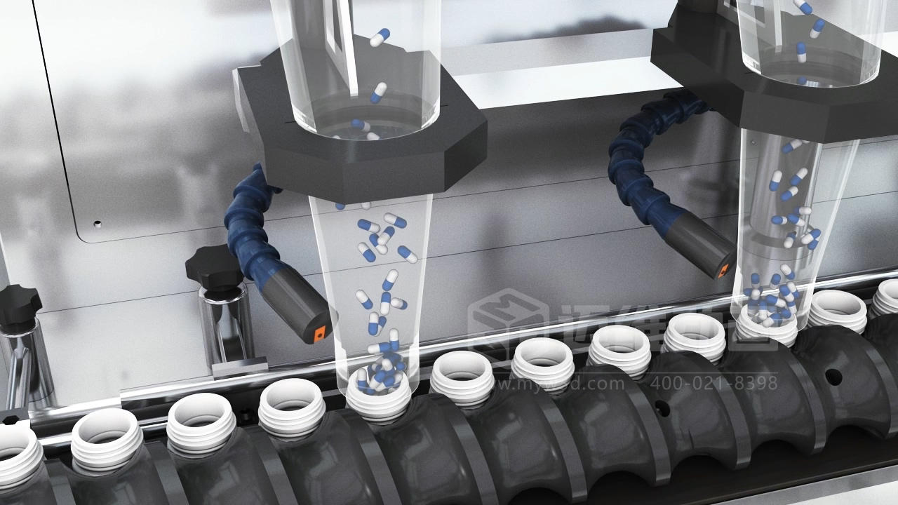制藥包裝生產(chǎn)線三維動(dòng)畫展示(圖2)