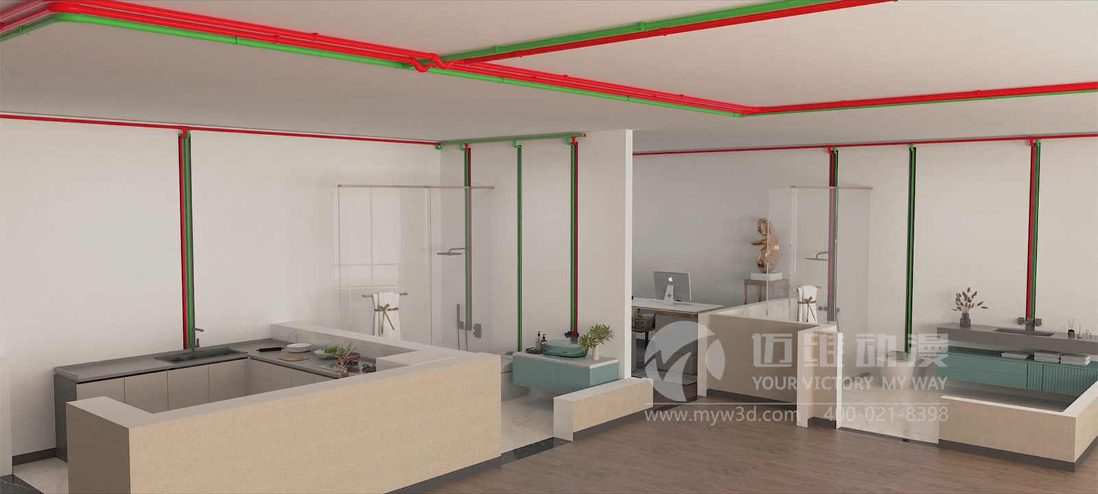 建材管道三維動畫展示(圖3) 建材管道三維動畫展示(圖3)