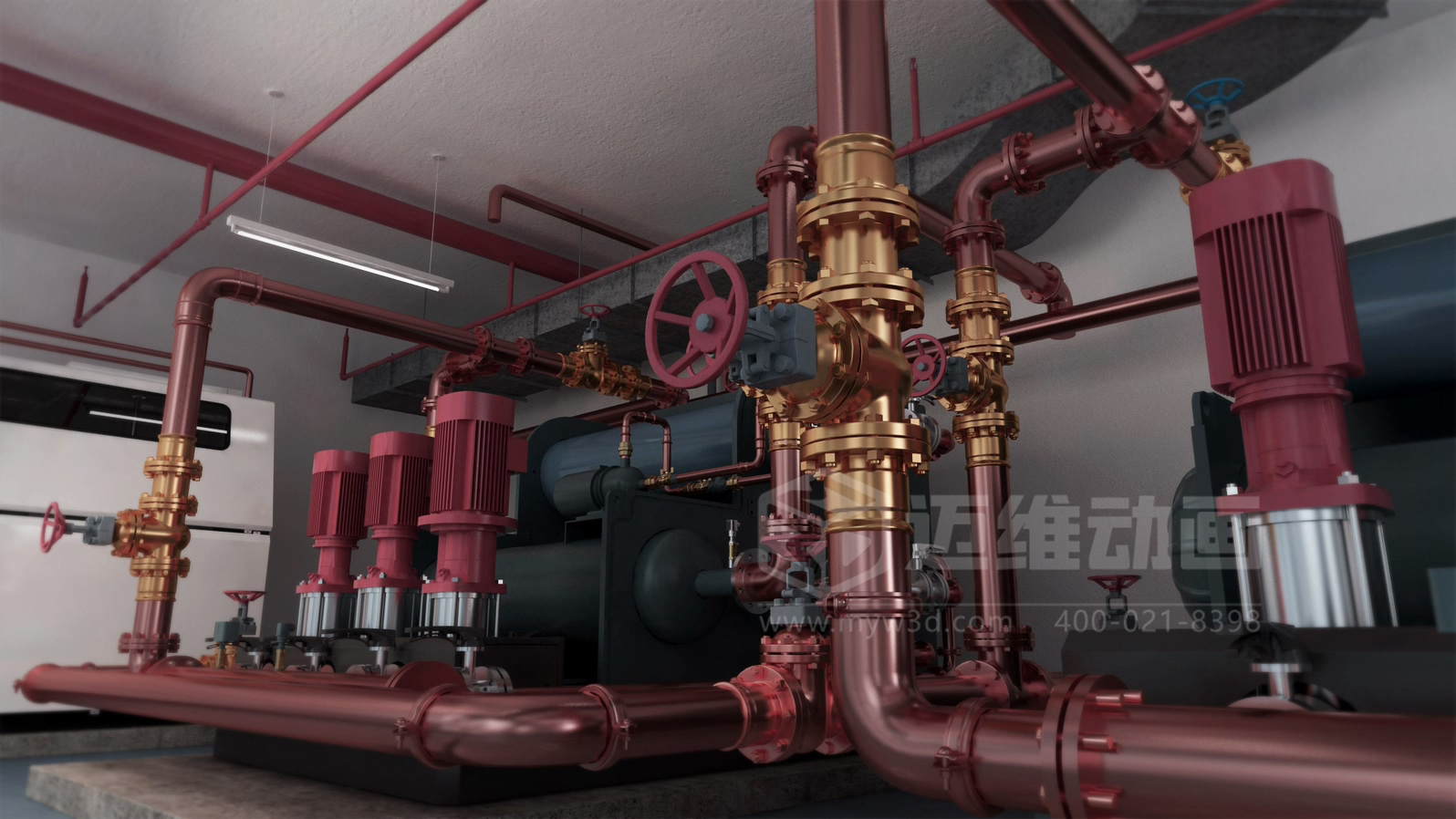 紫銅管管路系統(tǒng)三維動畫展示(圖5)
