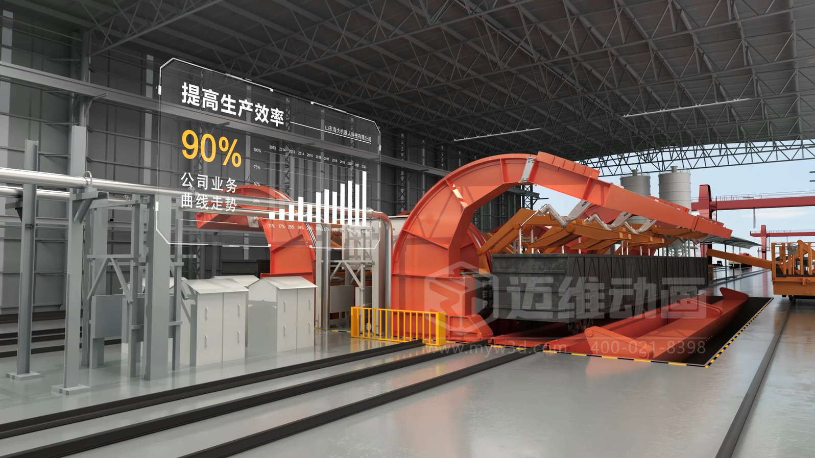 火車廂自動化余料清洗三維動畫展示(圖5) 火車廂自動化余料清洗三維動畫展示(圖5)