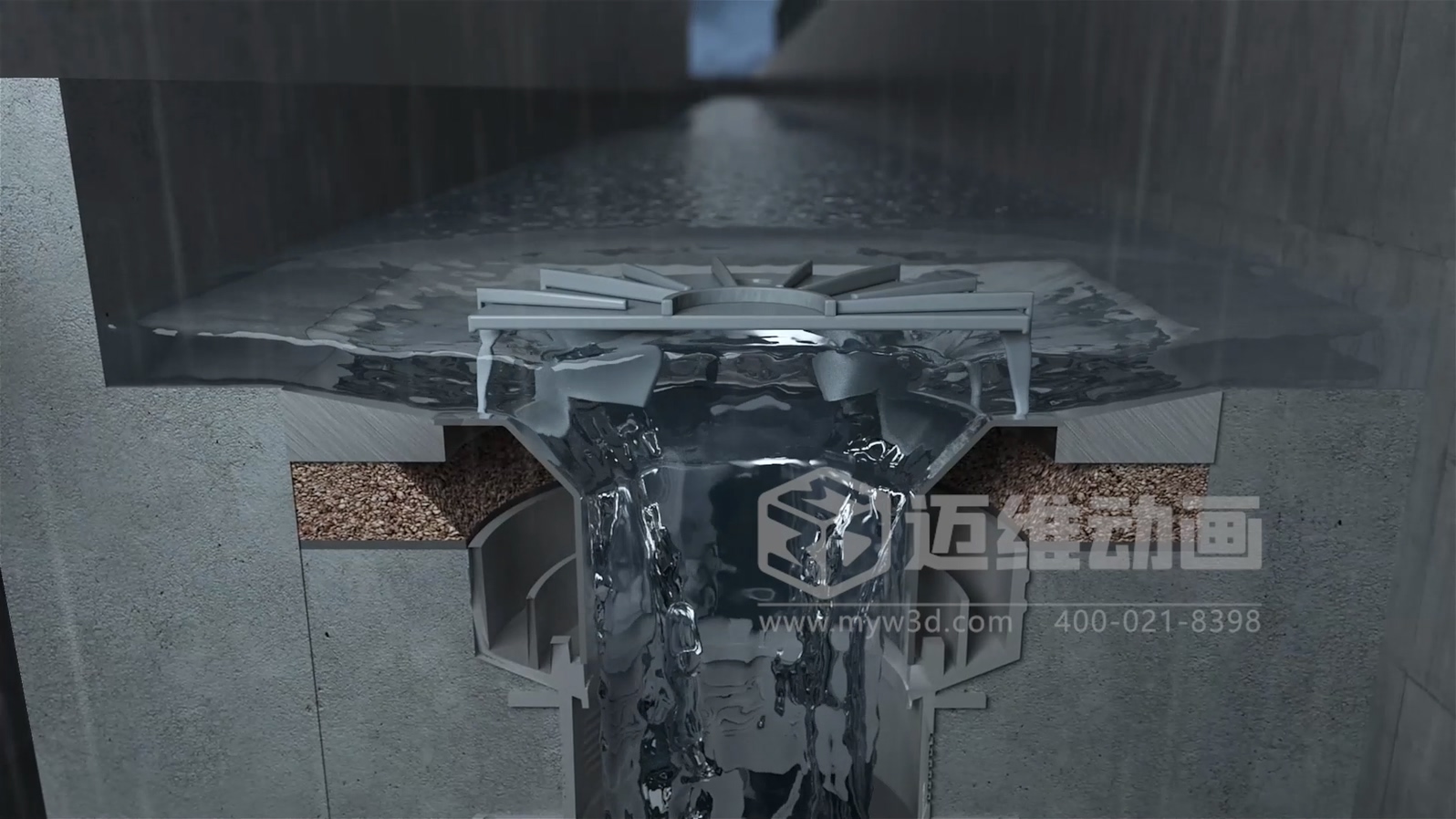 傳統(tǒng)營銷已 Out！三維動畫助力虹吸雨水管道系統(tǒng)強勢出圈，秒變吸睛爆款(圖2)