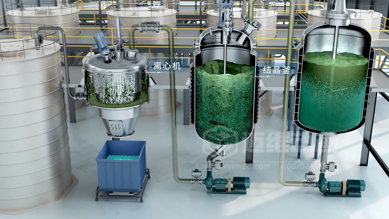 新能源電動(dòng)汽車電池原料金屬元素生產(chǎn)提取工藝三維動(dòng)畫展示(圖4) 新能源電動(dòng)汽車電池原料金屬元素生產(chǎn)提取工藝三維動(dòng)畫展示(圖4)