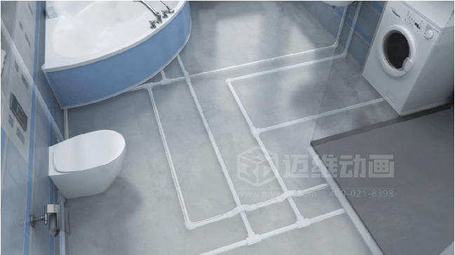 三維動畫如何重塑管道行業(yè)營銷格局？深度解析家裝管材3D可視化傳播利器(圖6)