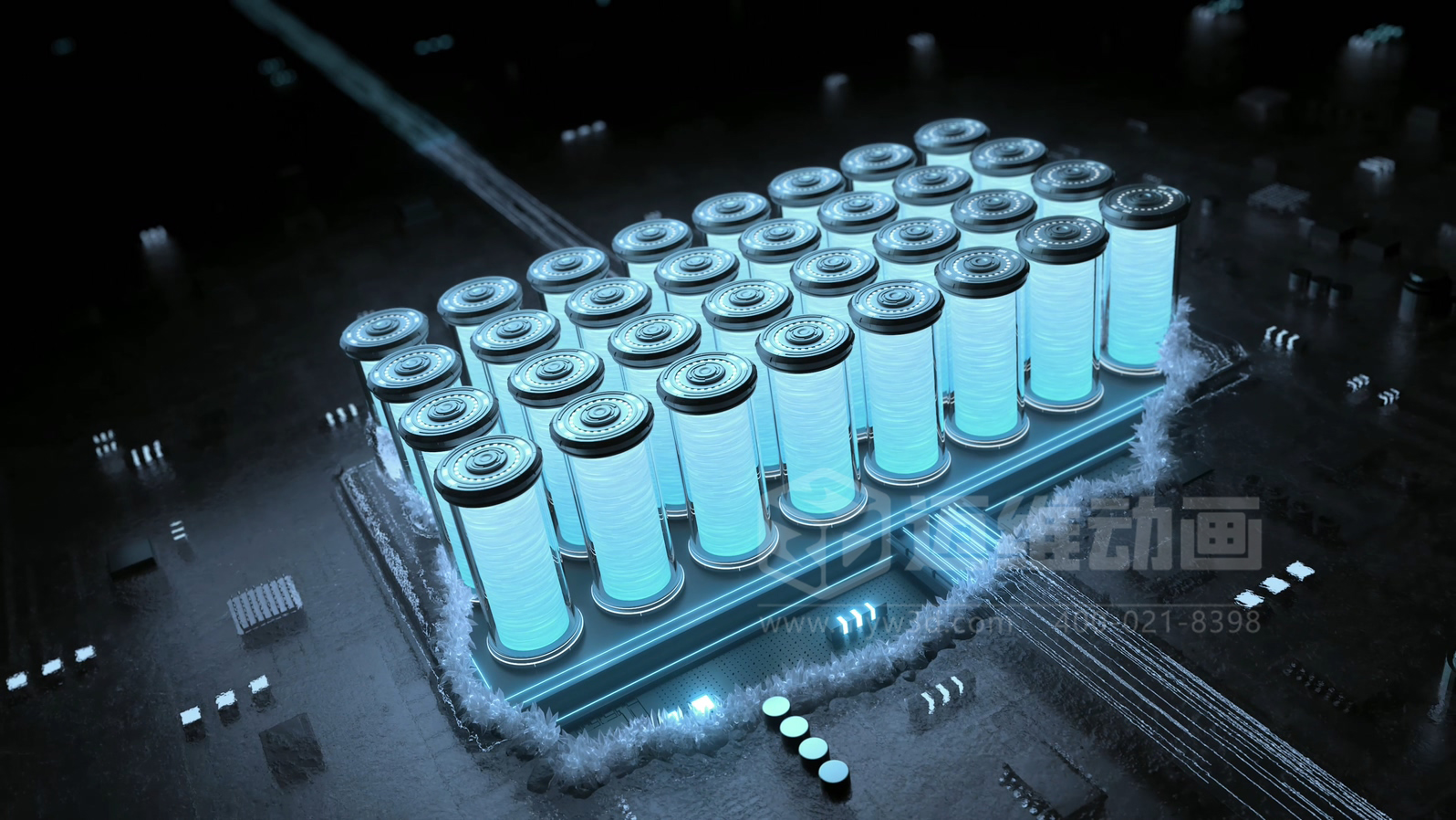 光伏儲能還能這樣「看」？三維動畫鏡頭下的儲能電池簇充放電過程(圖17)