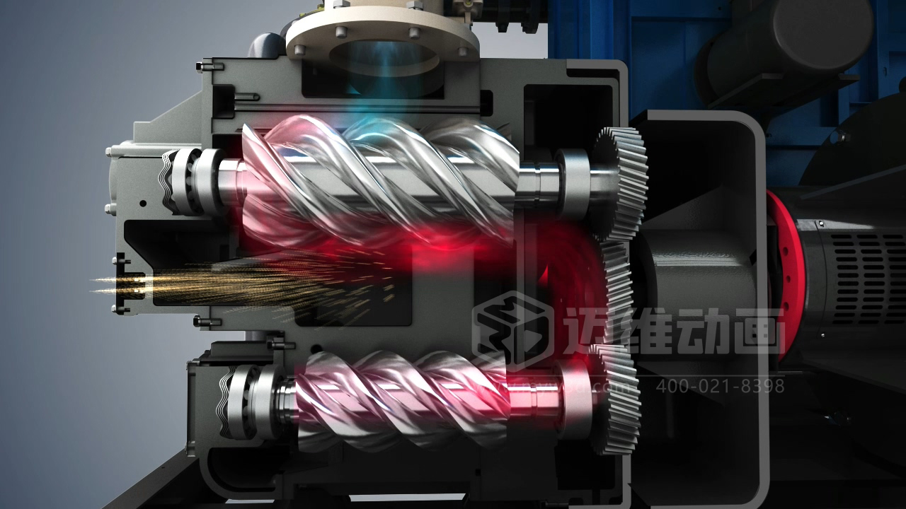 看案例說話：某頭部空壓機(jī)品牌用三維動畫，拿下千萬訂單的秘密！(圖6)