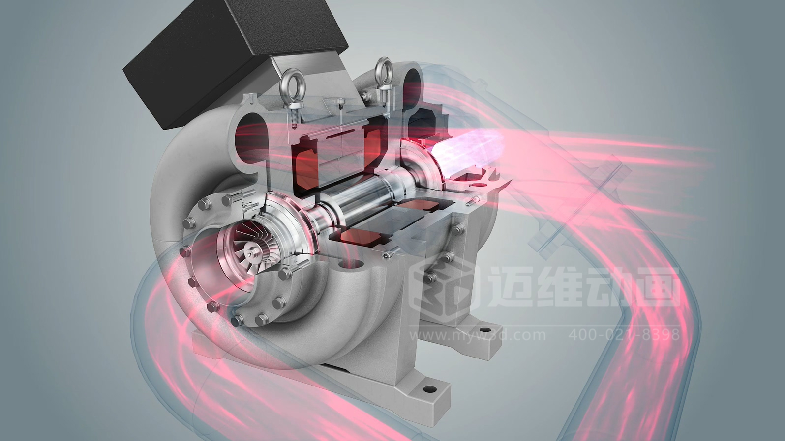 看案例說話：某頭部空壓機(jī)品牌用三維動畫，拿下千萬訂單的秘密！(圖14)