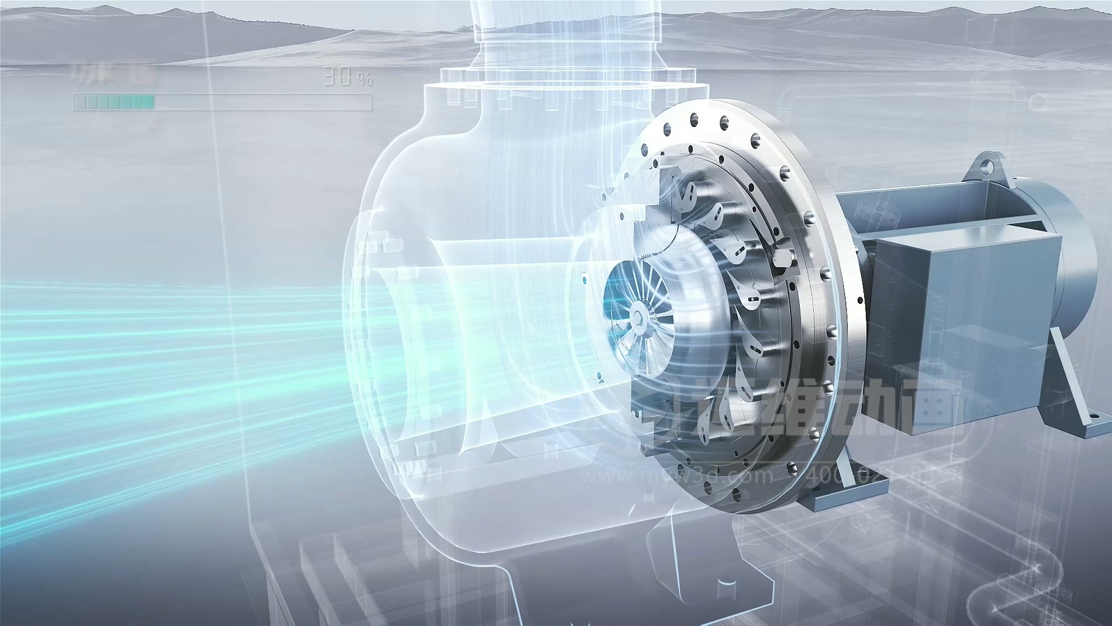 鋼鐵齒輪的能量密碼：3D 動(dòng)畫(huà)解鎖透平膨脹機(jī)工作原理的視覺(jué)密鑰！(圖4)