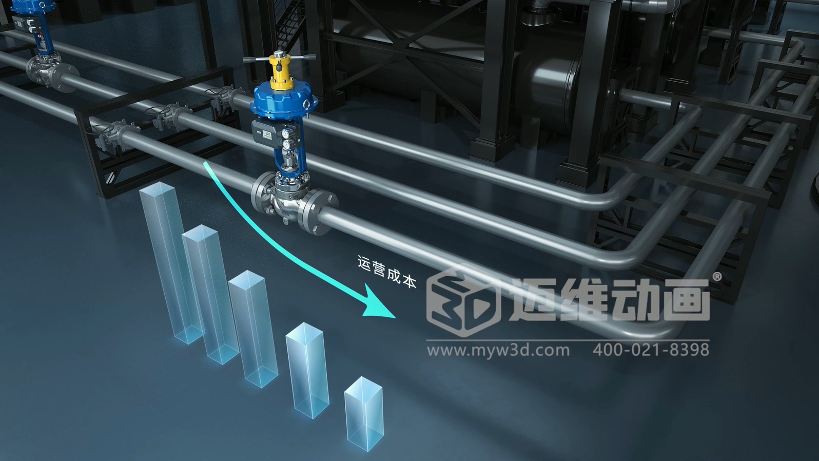 閥門工作原理太復(fù)雜？三維動(dòng)畫動(dòng)態(tài)演示讓客戶一看就懂！(圖4)