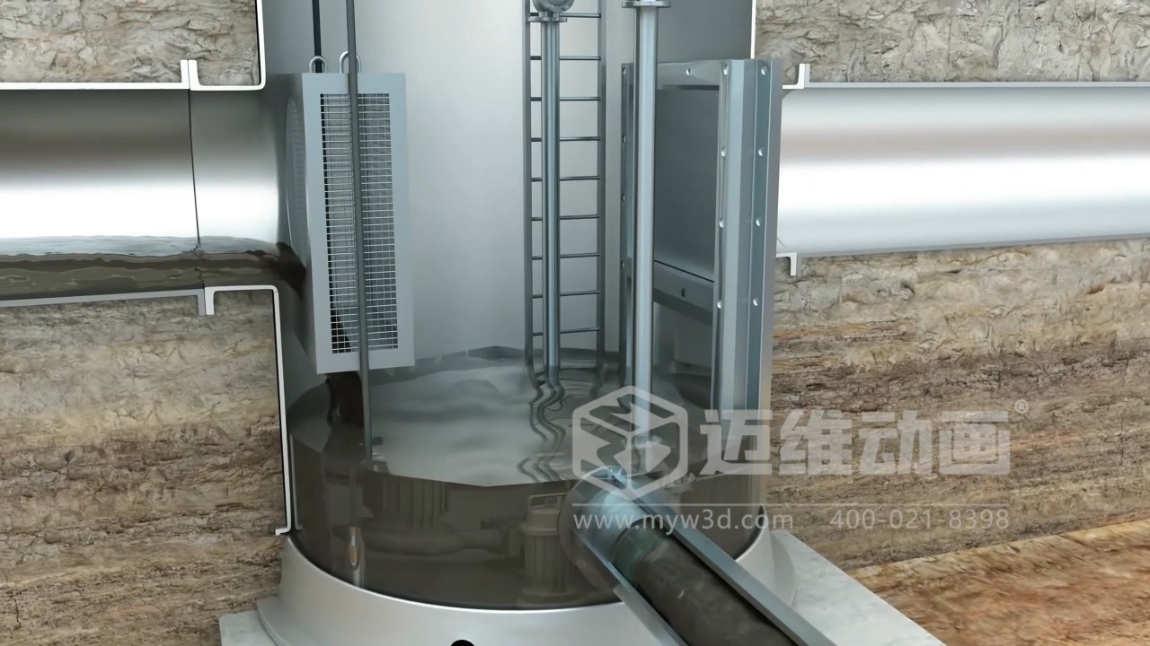 一體化智能截污井三維動(dòng)畫(huà)解決方案(圖3) 一體化智能截污井三維動(dòng)畫(huà)解決方案(圖3)