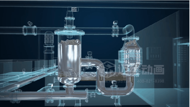藏在鋼鐵殼里的工業(yè)美學(xué)：三維動畫解鎖粉體\流體輸送機(jī)械的動態(tài)魅力(圖13)
