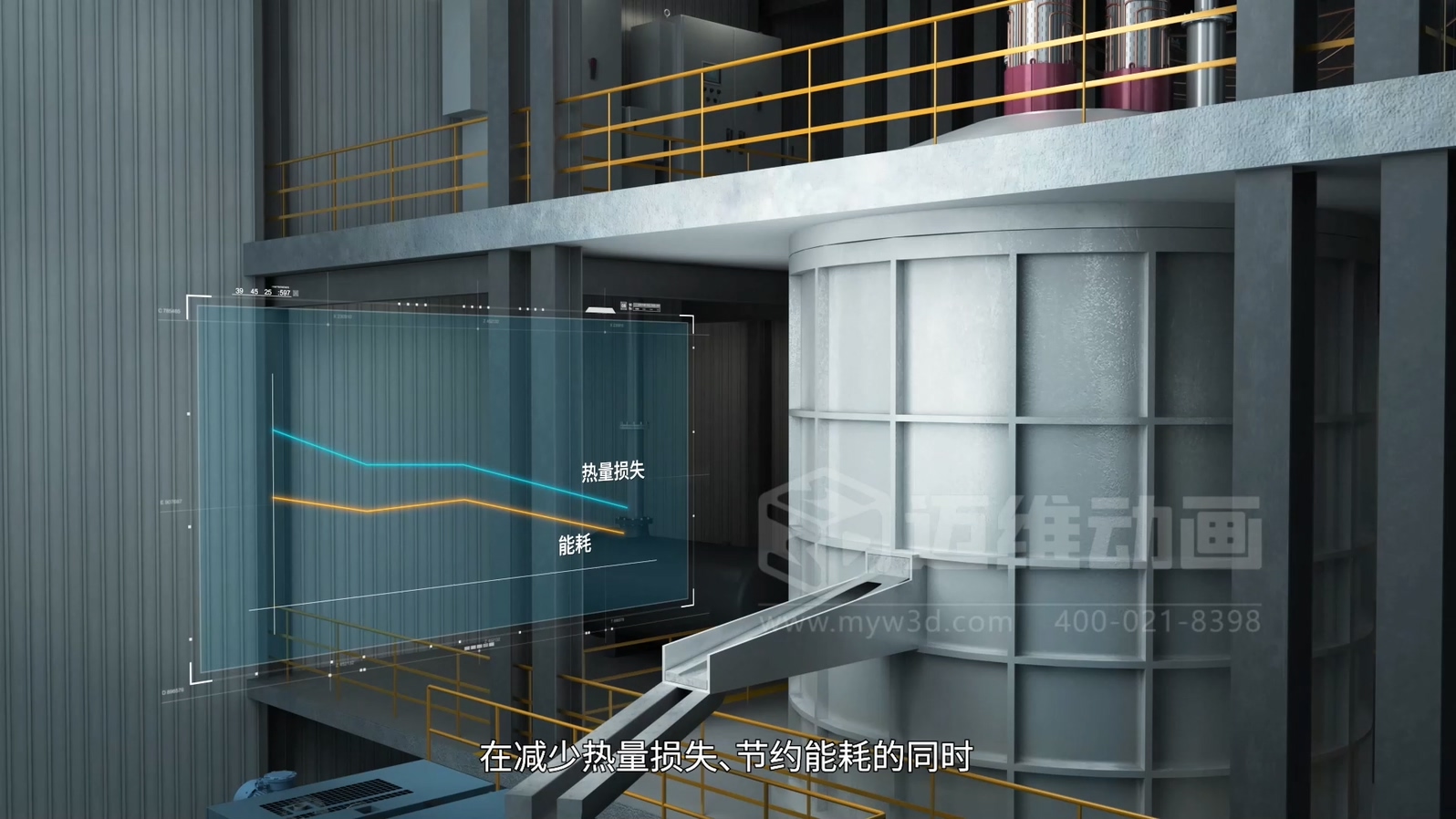 生活垃圾焚燒飛灰 “水洗 + 熔融” 資源化處理技術(shù)三維動畫(圖9)